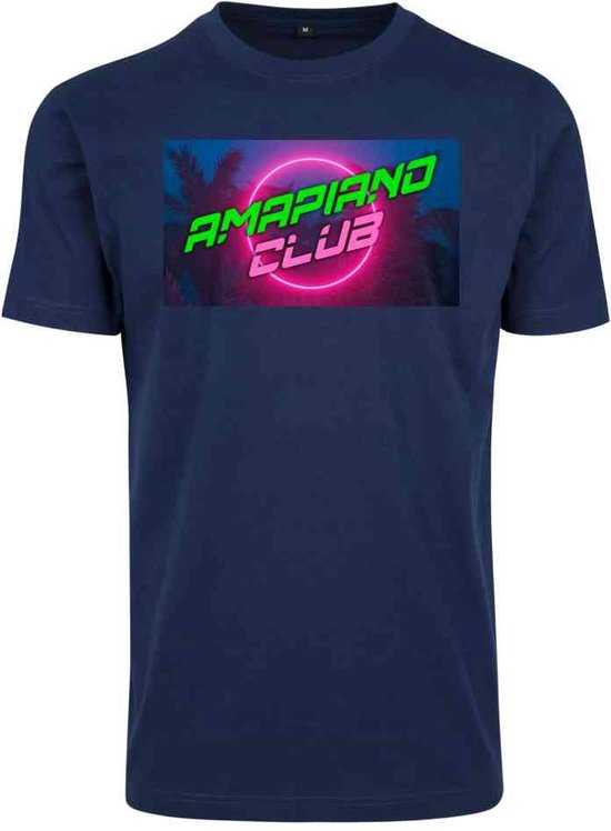 Mister Tee - Amapiano Club Heren T-shirt - XS - Blauw