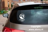 Never Walk Alone - autocollant de voiture - autocollants pour fenêtre de porte de voiture mur ordinateur portable - battement de coeur - race - autocollant de chien - laisse de chien - Doglove - conception de qualité Abany