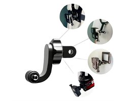 Universele 360° Verticale Bracket Adapter – VOOR – Gopro 11/10/9/8 7 6 5 4 -insta360- Motorhelm – Insta360 – Chin- Mount – Actie camera- GOPRO Accessoires