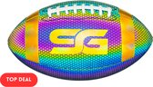 American Football - Rugbybal – Reflecterend – Holografisch – Voor kinderen en volwassenen – Wit/Roze/Zwart/Blauw/Geel/Paars