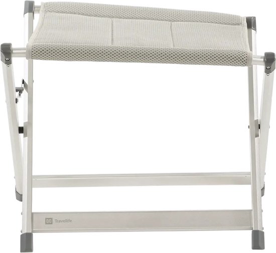 Travellife Lucca Voetenbank cool grey - Water- en uv-bestendig - Stevig lichtgewicht aluminium frame van Travellife — afbeelding 2