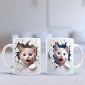 Mok Happy Cats - Cats - huisdier - kat - katten - dier -Gift - Cadeau - Cute - CatLovers - CatLife - CatLove - CatsoftheDay - CuteCats - KittyLove