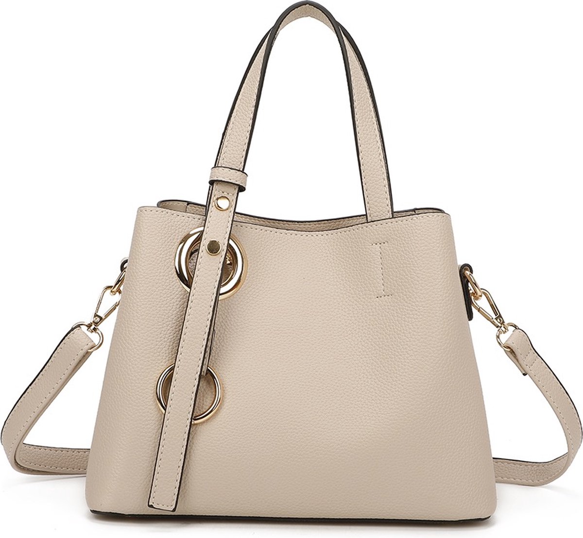 Gallantry - Handtas - Schooltas - Schoudertas - Crossbody - Werktas - Dames Tas - Tassen - Beige