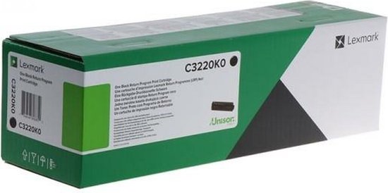 Lexmark Toner Lexmark C3220K0 Black