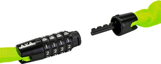 AXA Rigid RCC 120 - Kettingslot - Slot voor Fietsen - Code - 120 cm lang - 3,5 mm - Groen van AXA — afbeelding 5