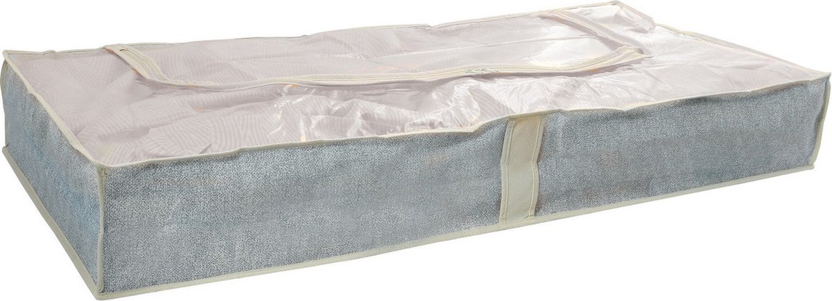 MSV opbergtas/beschermhoes beddengoed/kleding - voor onder bed - 109 x 46 x 15 cm