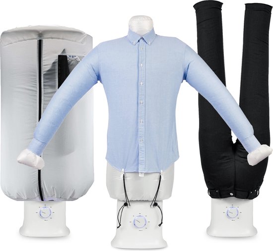 CLEANmaxx Repasseuse automatique de chemises pour sécher et défroisser les  chemises et les chemisiers, y compris l'accessoire pour les pantalons