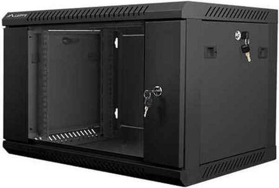 Wall-mounted Rack Cabinet Lanberg WF01-6406-10B