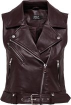 ONLY ONLVERA FAUX CUIR GILET OTW NOOS Dames Gilet - Taille S