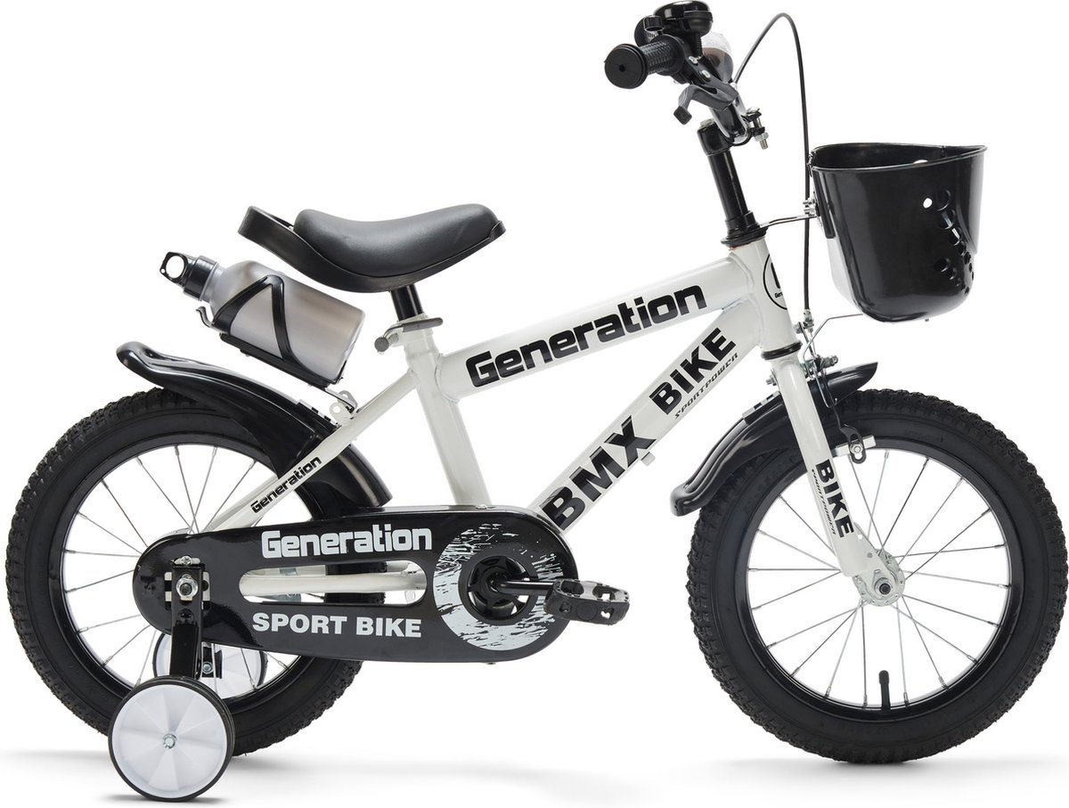 Generation BMX fiets 14 inch - Wit - Kinderfiets