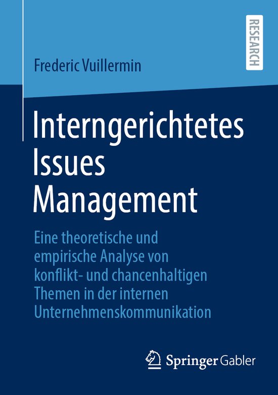 Interngerichtetes Issues Management - cover