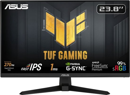ASUS TUF Gaming VG249QM1A - 270hz G-Sync Compatible monitor - 24 inch