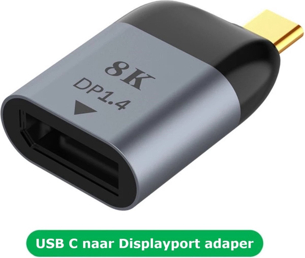 USB-C naar Displayport 1.4 adapter - 8K 60Hz - Displayport converter
