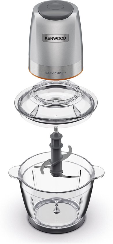 Kenwood CHP62.400SI Tritatutto 500W Ciotola 0.6L 4Lame 2Velocità Accessorio Maionese Minispatola Kenwood CHP62.400SI Tritatutto 500W Ciotola 0.6L 4Lame 2Velocità Accessorio Maionese Minispatola