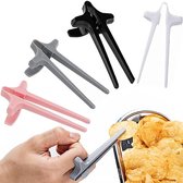 Vingerstaaf - eetstokjes - chopsticks - eet gadgets - geen vieze handen - game eetstok - 4 stuks