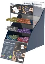 Metallic rollerball Schneider Paint-it 050 0.4mm 100 stuks SIS display Engels