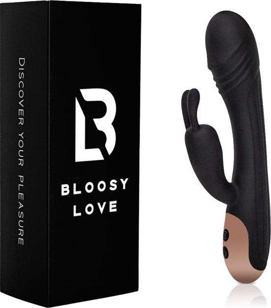 Bloosy Love® Nicole Rabbit Vibrator - Krachtige Clitoris Stimulator - Realistische G Spot Vibrator - Vibrators - Vibrators voor vrouwen - Sex tos voor koppels - Sex toys voor vrouwen