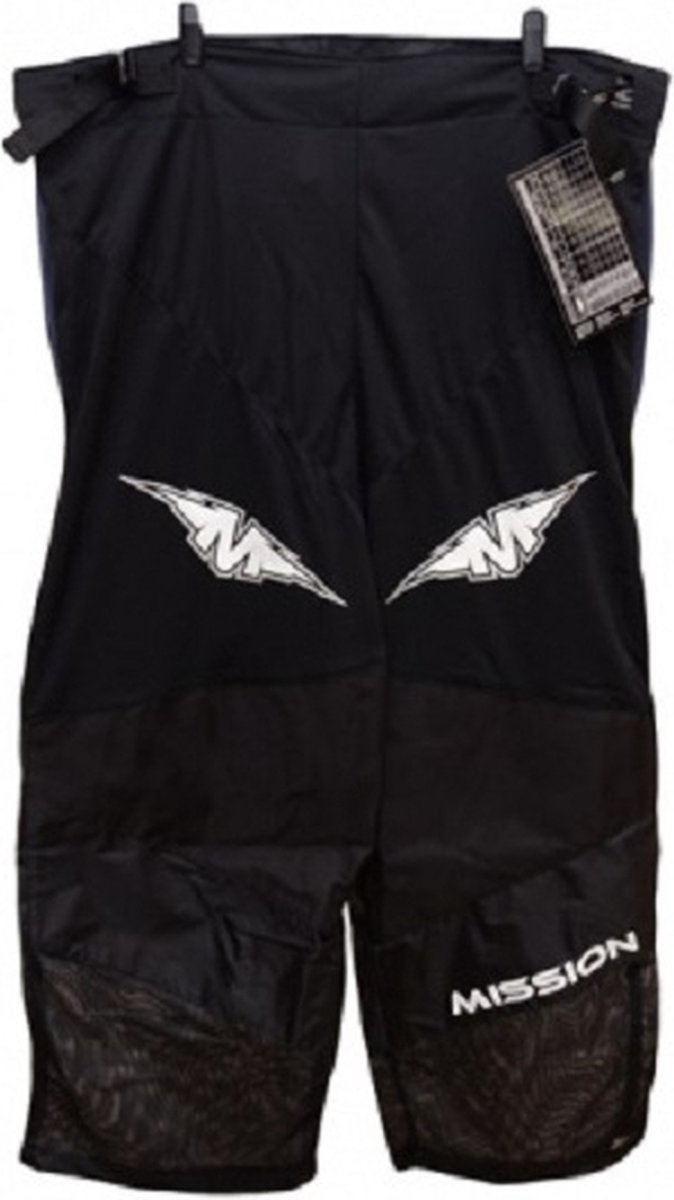 Streethockeybroek Mission RH CSX SR L 175-185 zwart