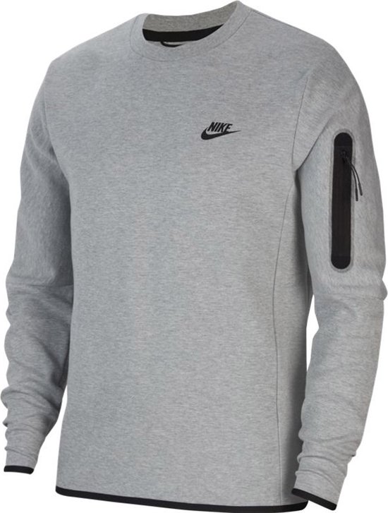 Nike Trui Mannen licht grijs zwart bol