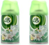 2x Air Wick Freshmatic - Luchtverfrisser navulling Jasmijn & Witte Bloemen - 250ml