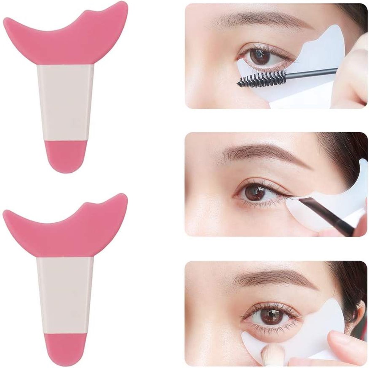 Without Lemon - Crease Tool- Oog make-up Stencil - Siliconen - Eyeliner - Mascara - Oogschaduw - Quick Eye make-up tool voor beginners - Paars