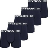 Boxershort Heren | Benyson | 5 Pack | Katoen | Maat XL | Zwart | Ondergoed Heren | Onderbroeken Heren |