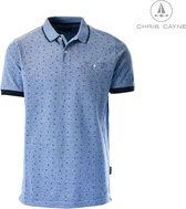 Chris Cayne Heren Poloshirt - maat XL - lichtblauw