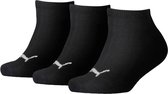 Puma 3-paar kindersneaker sokken - Invisible - 34 - Zwart.