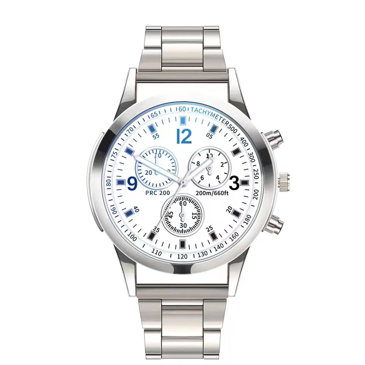 Heren Horloge-Horloges Voor Mannen-Zilver-Wit-Cadeau
