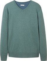 TOM TAILOR basic v-neck sweater Heren Trui - Maat XXL