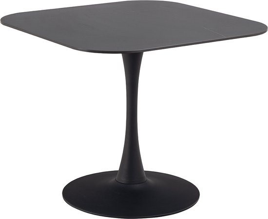 Eettafel 90 cm Jayden Keramiek Zwart