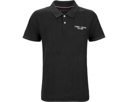 Tommy Hilfiger | Polo heren | zwart | geborduurd logo | XL