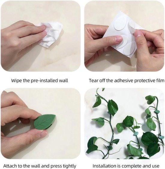 Plant Clips | Plant Ondersteuning | Vorm Van Blad | Klimplant Begeleider | Opbinden | Plant Steun | Herbruikbaar | Tuin Clips | 10 STUKS