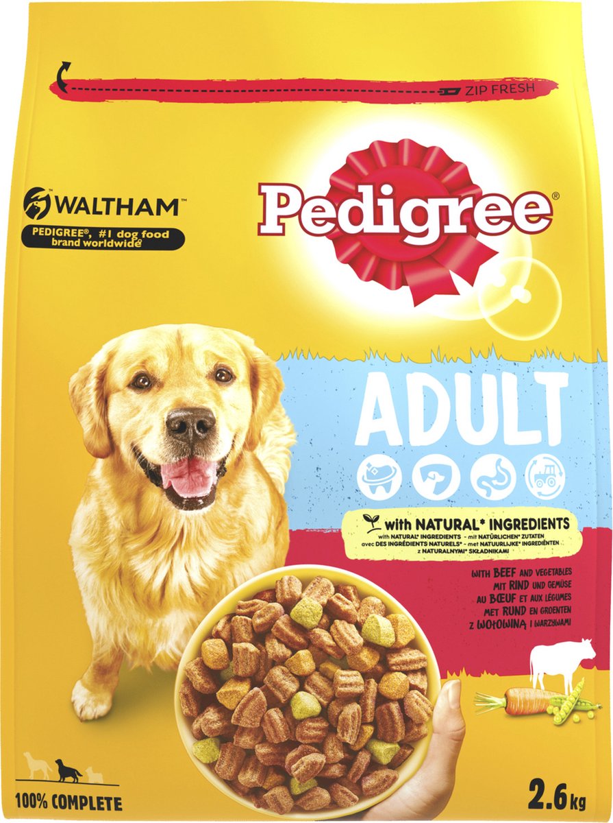 Pedigree Vital Droogvoer Adult Rund 2,6 kg