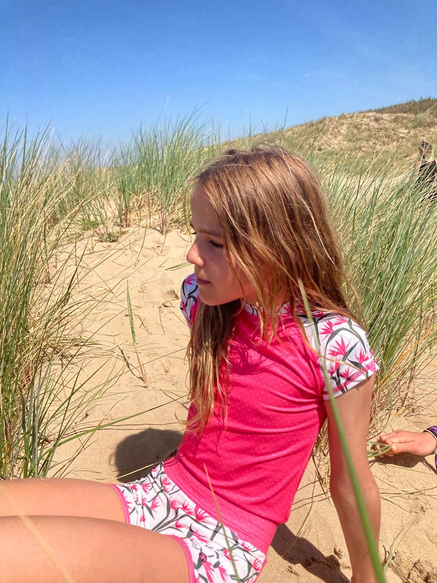 Ducksday - UV Zwemshirt - korte mouw - voor kinderen meisje - Coco — afbeelding 5