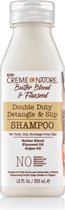 creme of nature butter blend & flaxseed shampoo