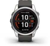Garmin Fenix 7s Pro Solar - Smartwatch - Sporthorloge - Zon oplaadbaar - Tot wel 14 dagen Batterij - 42mm - Zilver