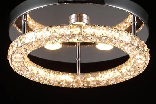 Plafonnier en Crystal - Lampe d'allée moderne - Lampe Led