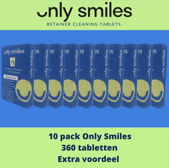 Only Smiles - Tablettes de nettoyage de support - Tablettes de nettoyage de  retenue 