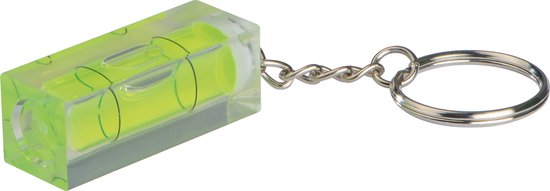 Porte-clés Niveau à bulle Doodadeals® - 4cm - Vert