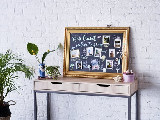 edding 4085 Marqueur craie liquide - blanc - 2 feutres craie liquide - pointe ronde 1-2 mm - feutre craie effacable pour écrire sur les vitres,le verre - feutre craie ardoise aux couleurs opaques