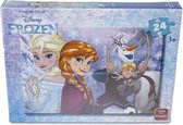 Frozen Puzzel met Olaf - Multicolor - 24 stukjes