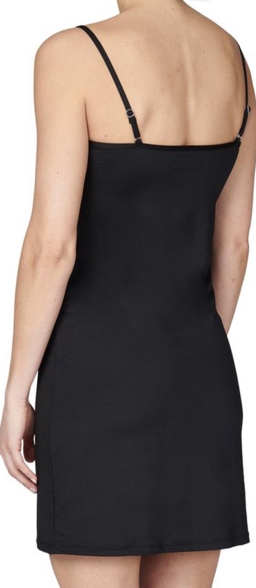 J&C onderjurk spaghetti bandjes  - L  - Zwart