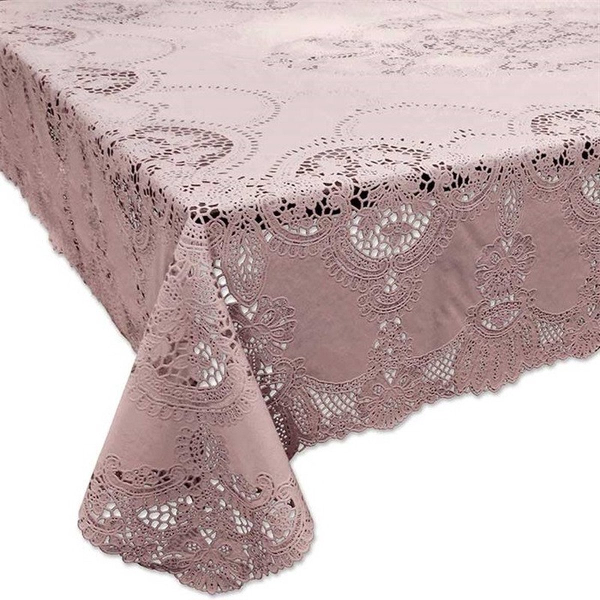 meioro Polyester tafelkleed, afwasbaar tafelkleed, rechthoekig waterbestendig tafelkleden, waterdichte decoratieve bladbeschermer voor thuis, keuken, picknick, feest, buitendecoraties
