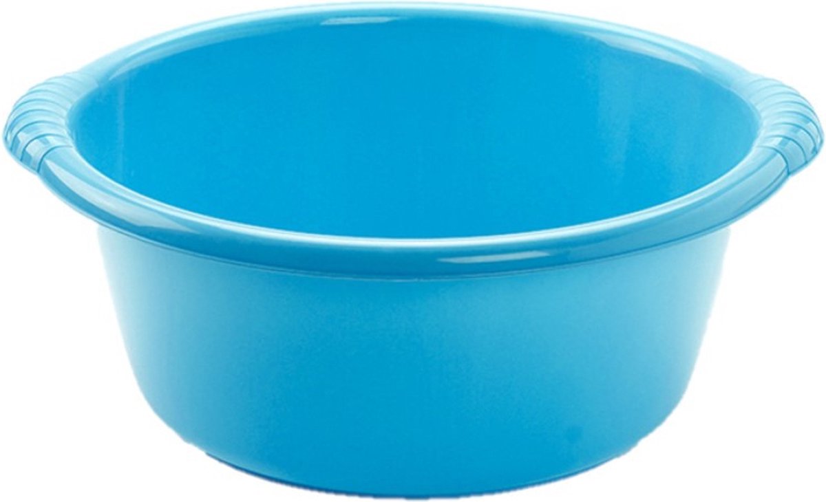 Goedkoopste PlasticForte Afwasteiltje - rond - 25L - blauw - afwasbak - 54 x 21 cm