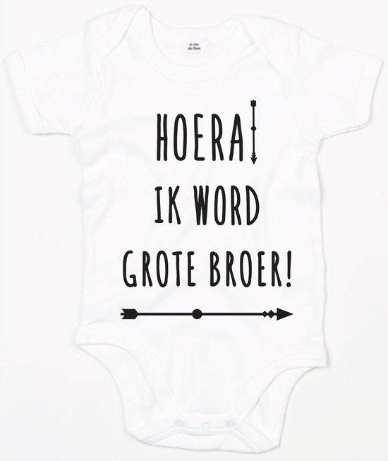 Baby Romper Wit Rompertjes baby met tekst