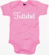 Baby Romper Tuttebel - 3-6 Maanden - Bubble Gum - Rompertjes baby met tekst