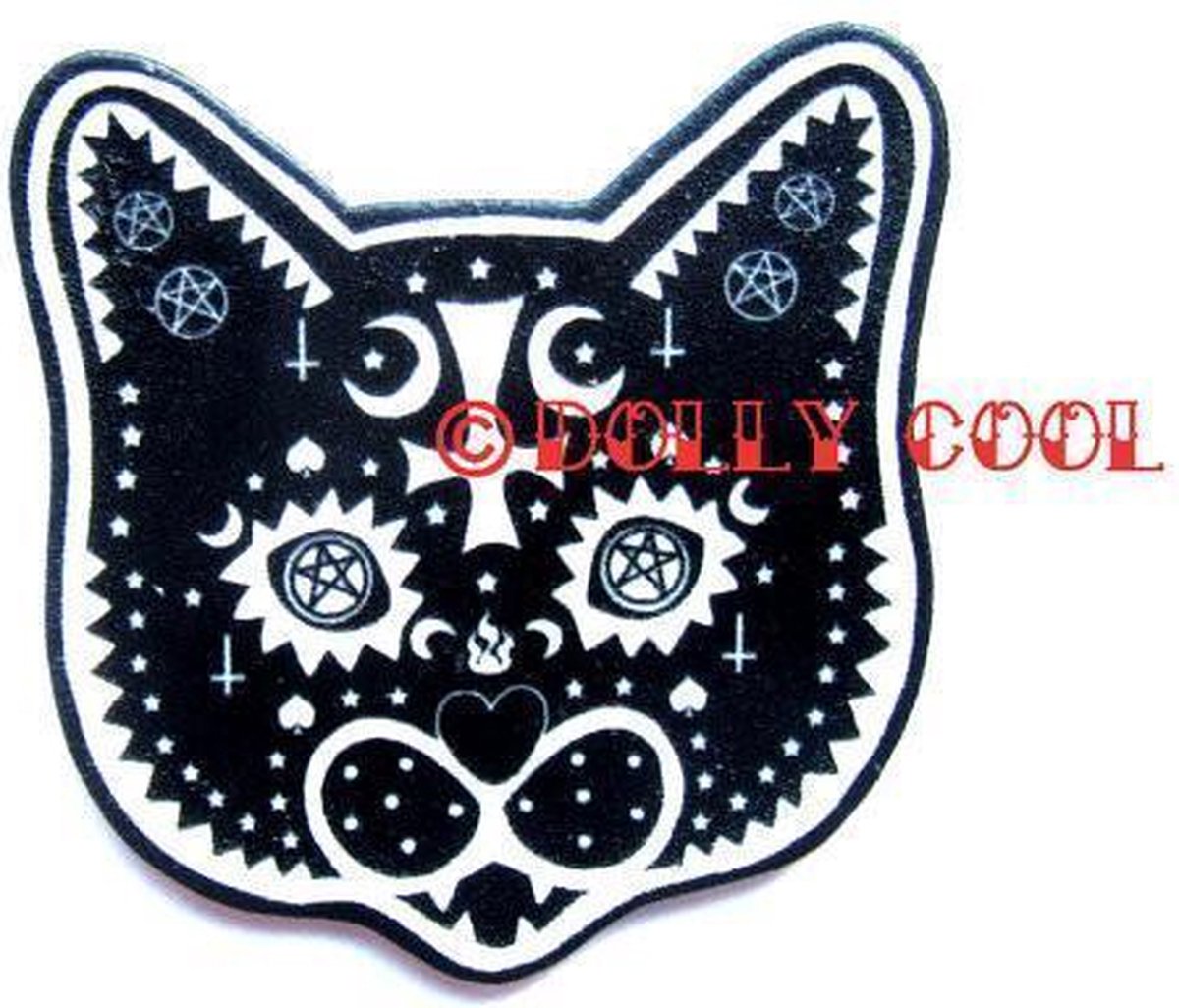 Dolly Cool - Occult Kitty - broche