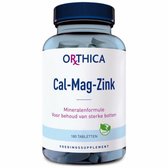 Orthica Cal-Mag-Zink - calcium, magnesium en zink - 180 tabletten
