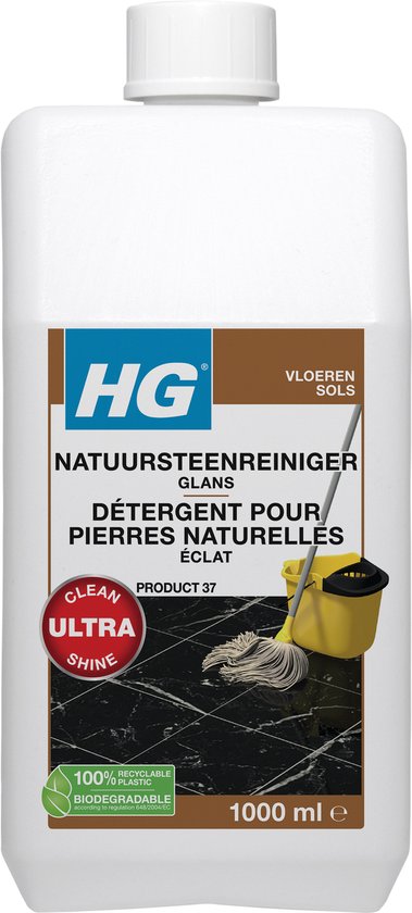 HG natuursteenreiniger glans (product 37) 1L